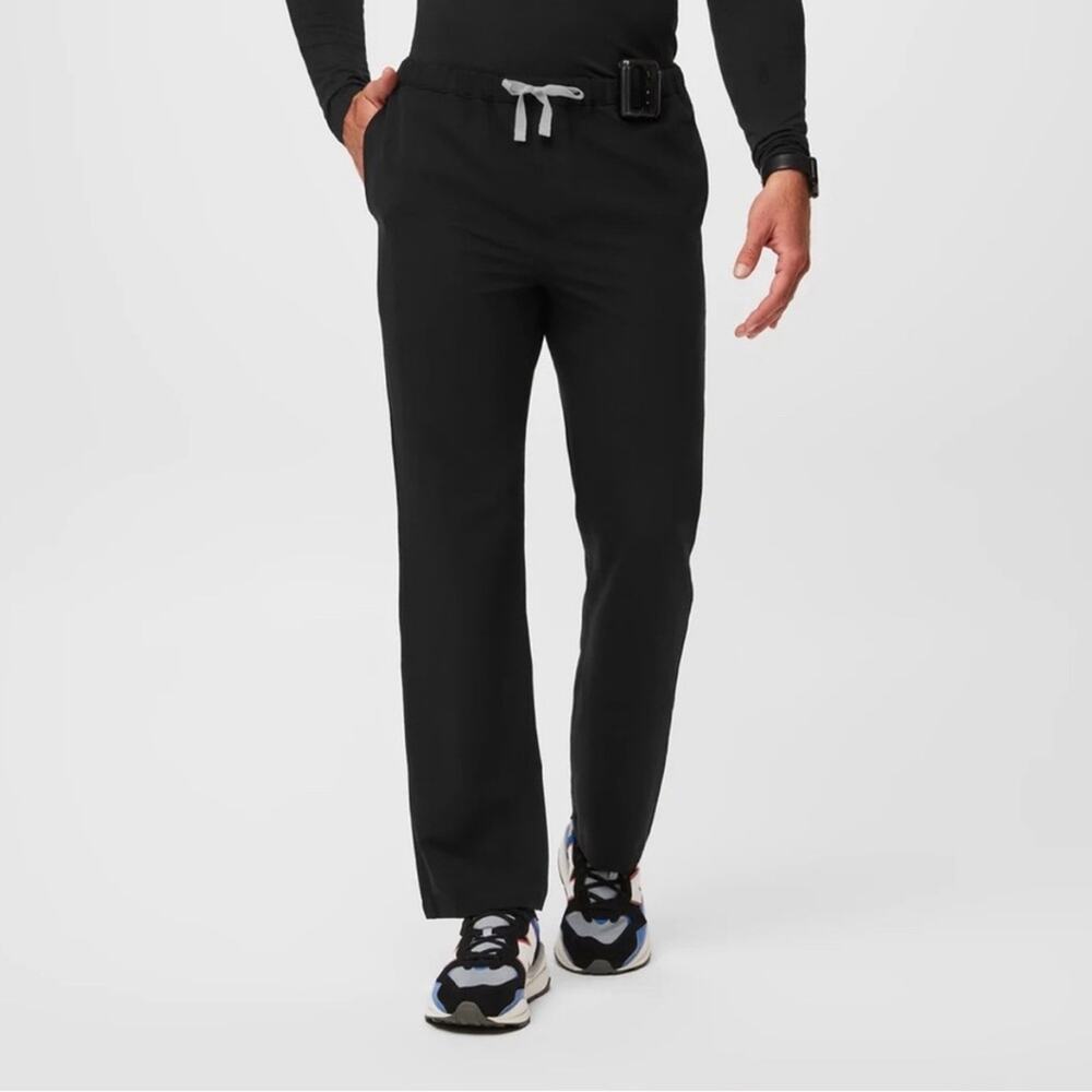 Figs Mens Pisco Scrubs Pants Extra Large Black Short Length Style FM4500